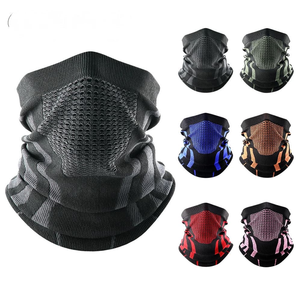 Máscara Bandana para Rosto, Cobertura para Pescoço, Aquecedor de Pescoço, Gaiter, Cachecol Tubular para Ciclismo, Esqui,