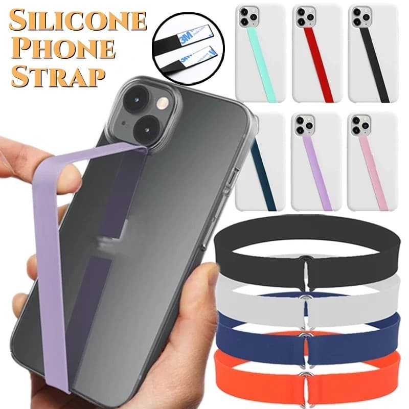 Pulseira De Silicone Para Telefone-Anti-Perda Elástica Acessórios Smartphones