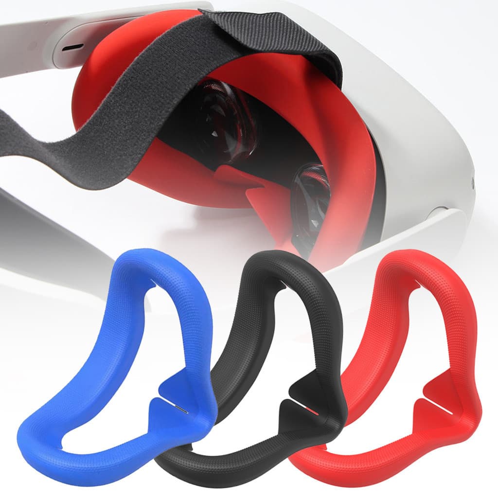 2024 Novo Usado Para Oculus Quest2 VR Suporte De Máscara Facial De silicone Meta Practical Quest2 Protetora De Acessórios Os Olhos