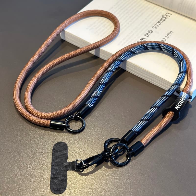 Novo cordão dois em um para celular, pontos destacáveis, longo, curto, Diagonal, portátil, alça de mão, pendurado no pescoço, longo, curto, Anti-perda