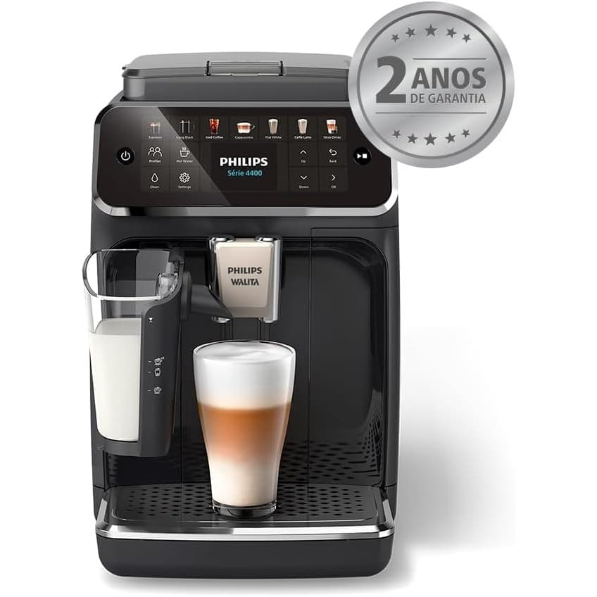 Maquina Cafeteira Philips Walita Expresso Italiana Super Automática 4400 Serie Latte 12 Bebidas