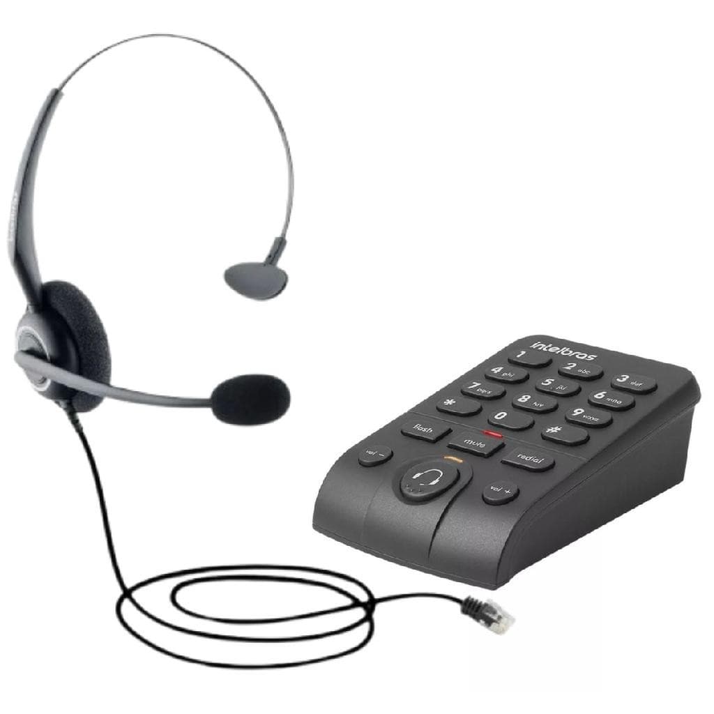Base Discadora Telefone HSB 40 Intelbras Headset Atendimento