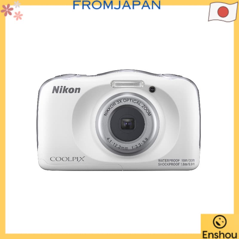 [USED]Do Japão [Usado] Câmera Digital Nikon Coolpix W150 à prova d'água W150WH Branca