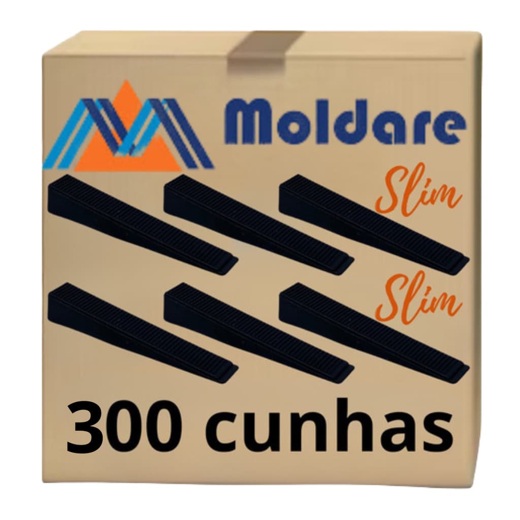 300 Cunha Niveladora Slim Porcelanato Piso azulejo Moldare