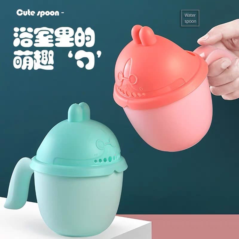 Copo De Cabelo De Lavagem OEMOOEN , Colheres De Chá De Bebê Coroa De Ferramenta De Banho , Bailer Infantil De Plástico Fahion