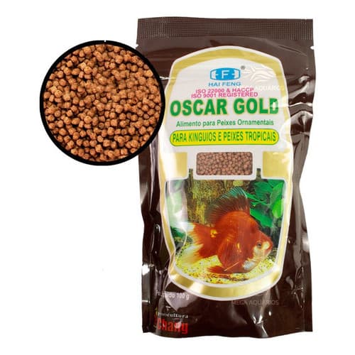 Ração Peixe Acara Disco Alimento Completo Iso9001 Oscar Gold