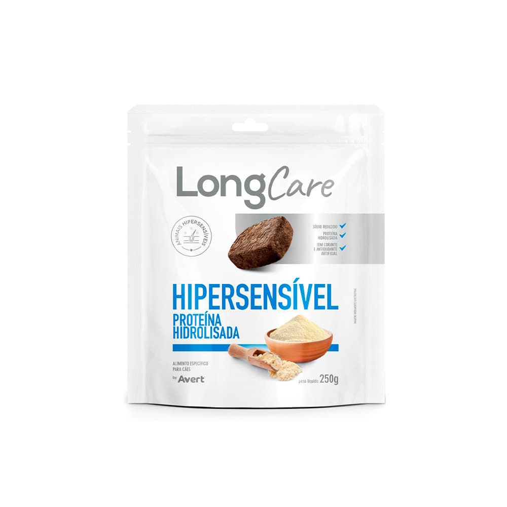 Longcare Hipersensível Proteína Hidrolisada 250g Bifinho para Cães