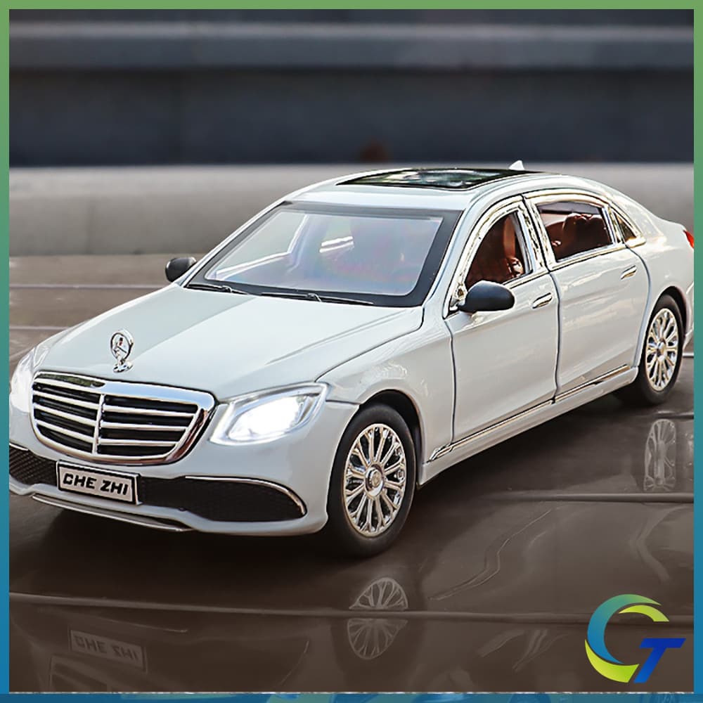 1 : 24 Mercedes-Benz E300eL Diecast Brinquedos Modelo De Carro Carros Liga Brinquedo Coleção Presente Para Meninos Crian