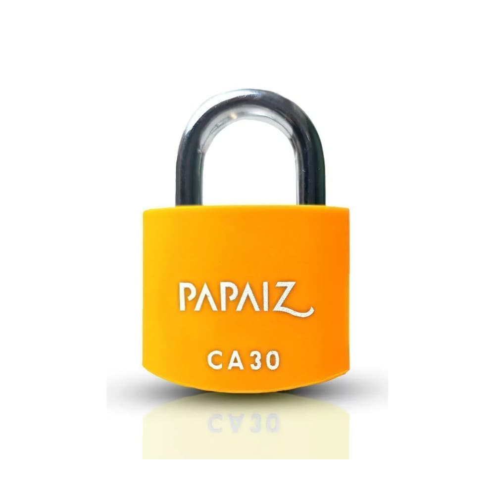 Cadeado em Alumínio de 30mm CA30 Laranja
