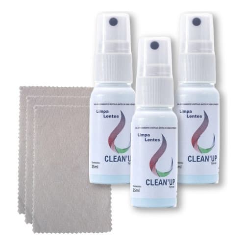 Kit 3 Limpa Lentes Óculos Telas Celular Note + 3 Flanelas