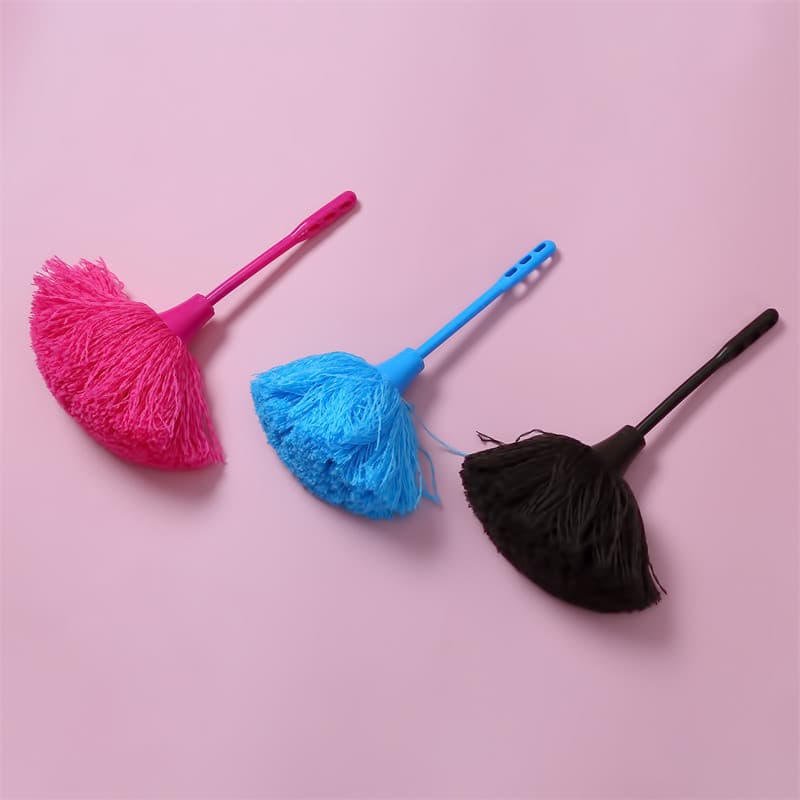 Limpador De Pó Durável , Cabo Curto , Ferramenta De Limpeza , Espanador De Fibra