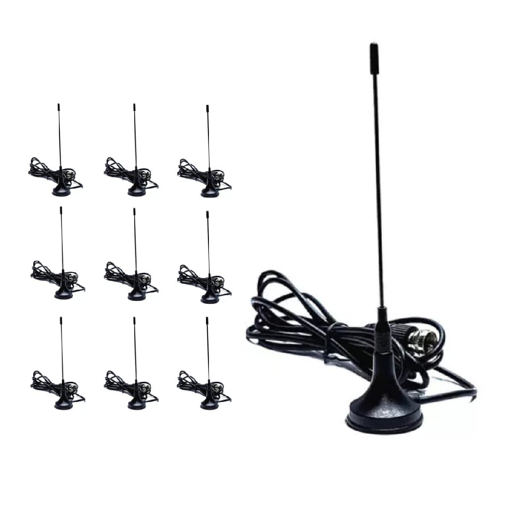 kit Com 10 Antenas Internas Para TV Digital AN-S10