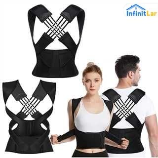 Colete de Correção Postural Cervical com Design Ergonômico e Suporte