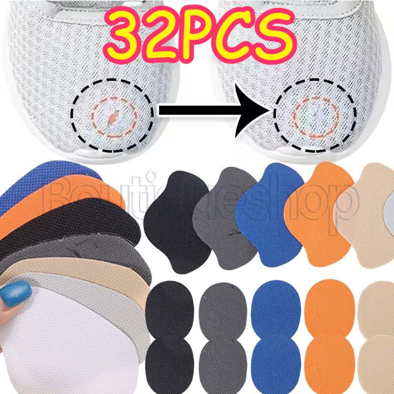 8-32 Unidades De Adesivos Para Reparo De Calçados Esportivos-Remendos De Vamp-Protetor De Calcanhar De Tênis-Antidesgast