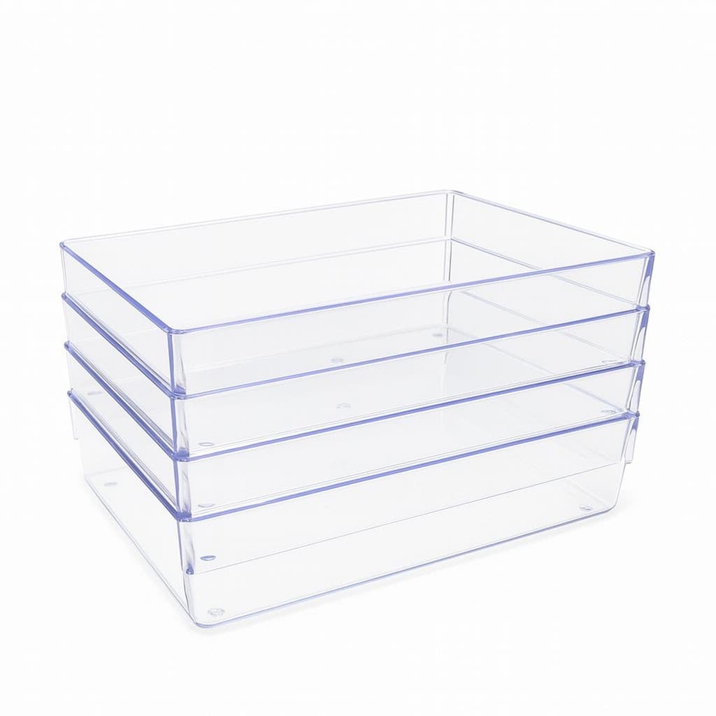 Kit 4 peças Organizadores Multiuso Modular Acrilico