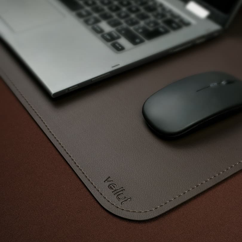 MousePad Deskpad 70x30cm Grande Vellut Couro Sintético Para Mouse Escritório Office