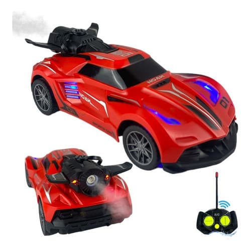 Carrinho Controle Remoto Recarregável Solta Fumaça Brinquedo