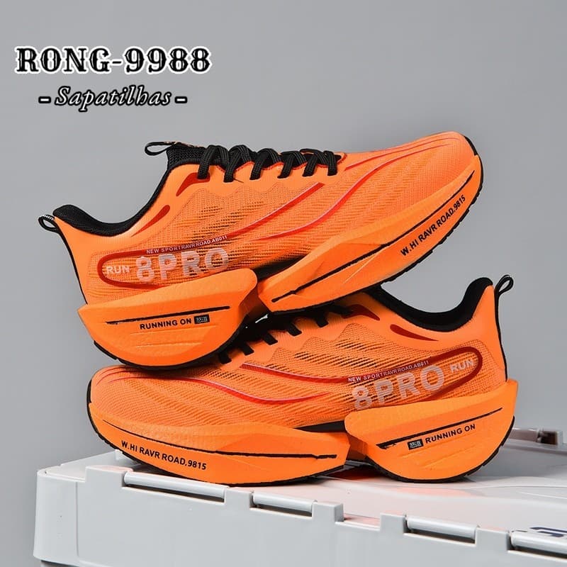 Tênis Masculino Com Placa De Carbono Calçados Esportivos Ao Ar Livre Casuais