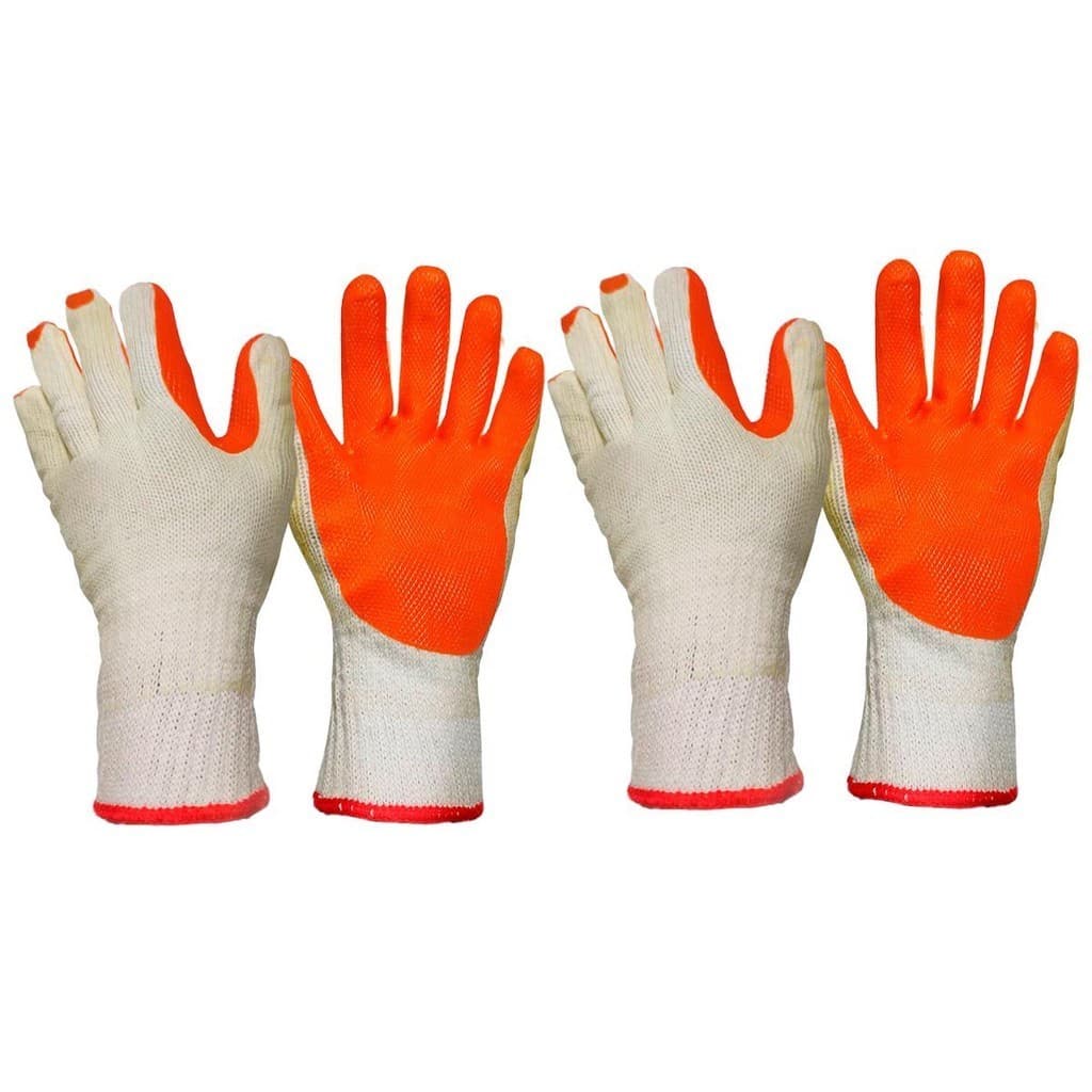 2 Pares Luva Emborrachada Gladiador Reforçado Epi Maxrubber LDI SAFETY CA 42427