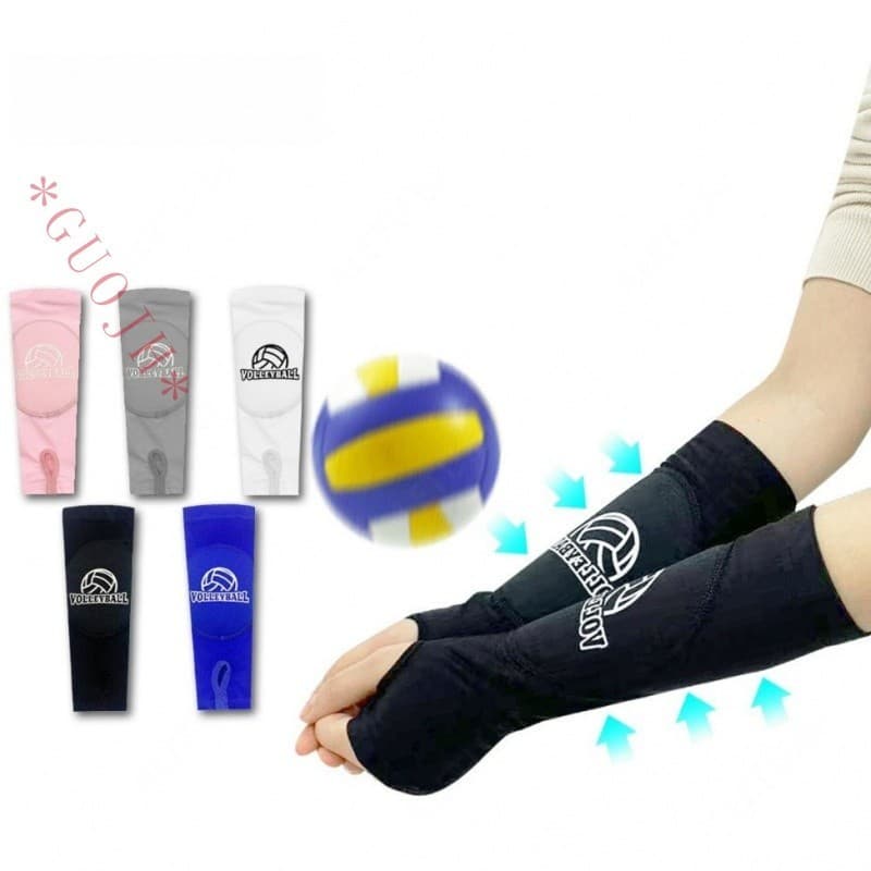 GUOJH Manguito Curto Voleibol para Compressão e Proteção dos Braços no Vôlei - Par - Ótimo Ajuste – Alivia impacto