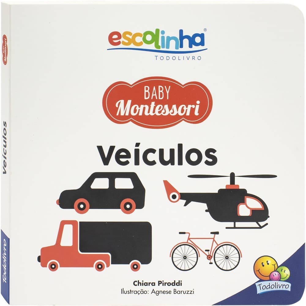 Escolinha - Baby Montessori - Contrastes - Veículos