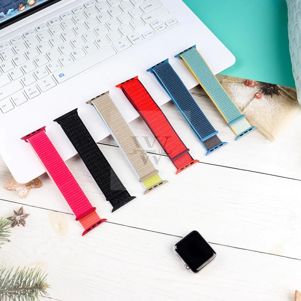 Pulseira nylon 38 40 42 44 41 45 49 mm para RELOGIO ultra compatível iwatch 7 8 X7 X8 T500 Iwo 12 13 16  tamanha mesmo