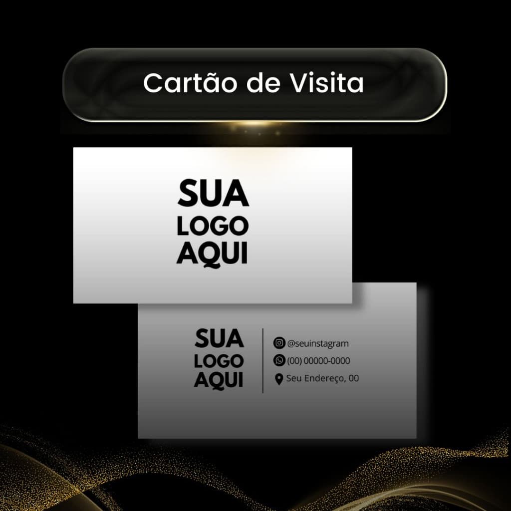 Cartão De Visita Para Lojas Empresas Cartãozinho Personalizado Com A Sua Logo 8cmX4cm