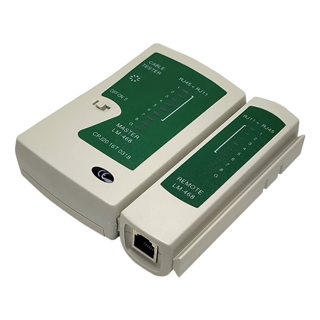 Testador De Cabos Rede Lan Rj45 Rj11 Telefonia