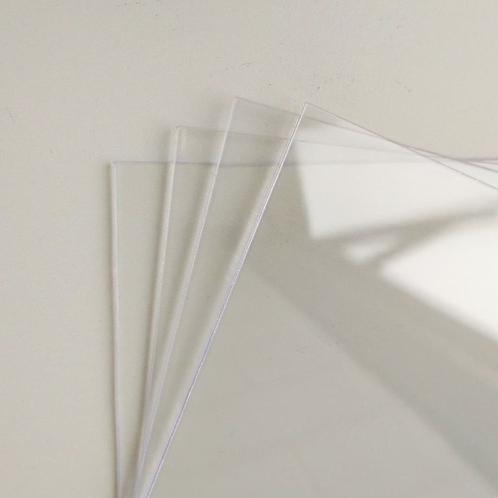 Kit 10 Chapas de PS Cristal 1mm Transparente para Proteger Imagens de Quadros e Porta Retratos - 10x15