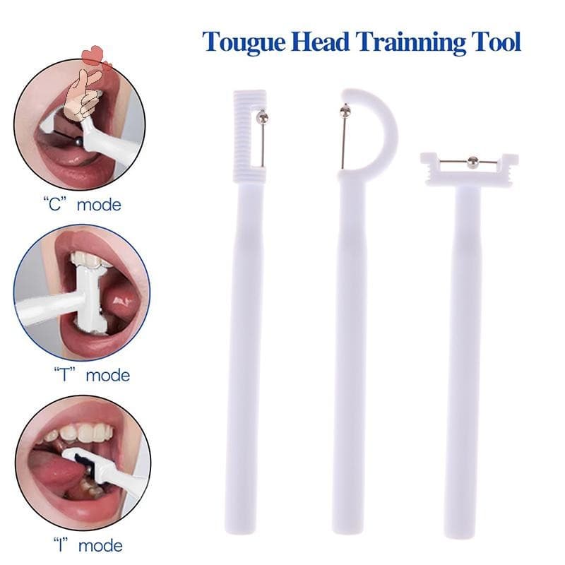 [PEBR] 3/4 Unidades Crianças Boca Língua Ponta Exercitador Treinador Cuidados Bucais Força Muscular Ferramenta De Treina