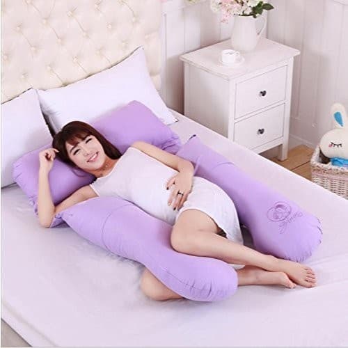 Almofada Gestante Conforto Total – Apoio para Barriga, Costas e Pernas, Qualidade Sono Tranquilo Conforatável