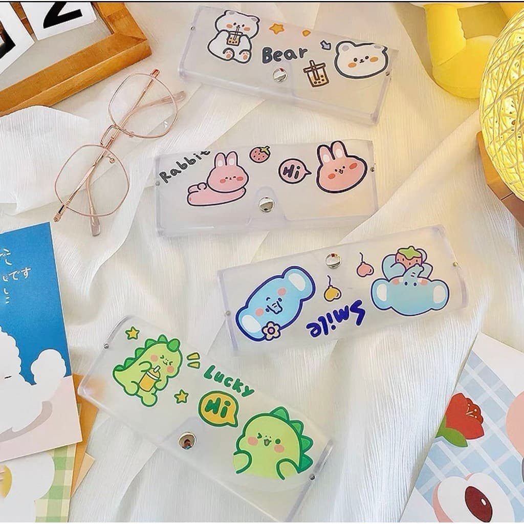 Bolsa De Óculos Transparente Estojo Para Homens E Mulheres  Acessórios À Prova D'água