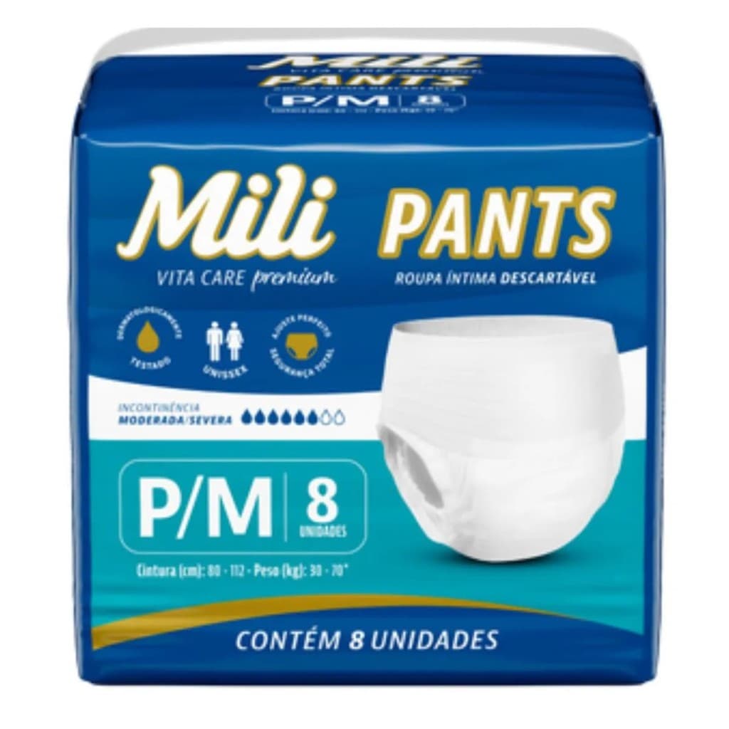 Fralda Pants Adulto Mili Vita Care