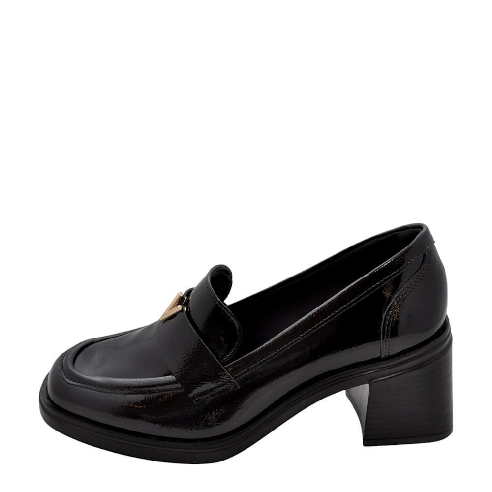 Sapato Feminino Via Marte Salto Médio REF: 253-001-01 VERNIZ