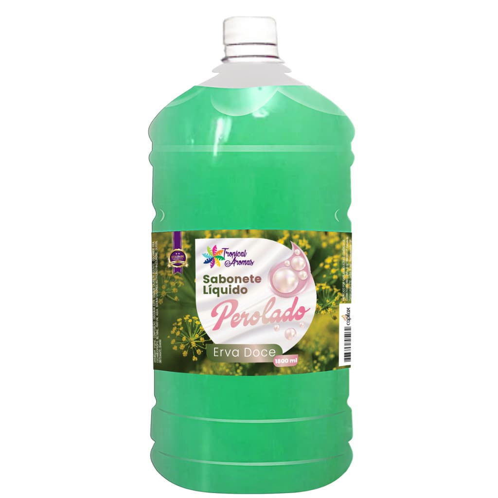 Sabonete Líquido Perolado Erva Doce 1,8L Tropical Aromas