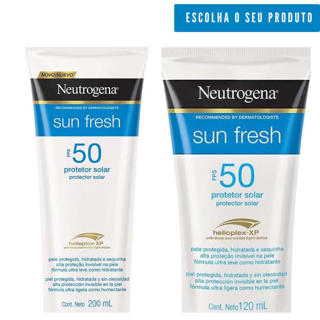 Protetor Solar Neutrogena Sun Fresh FPS 50