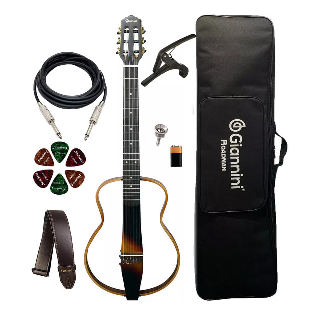 Violão Giannini Roadman Grmn Nylon + Kit Full