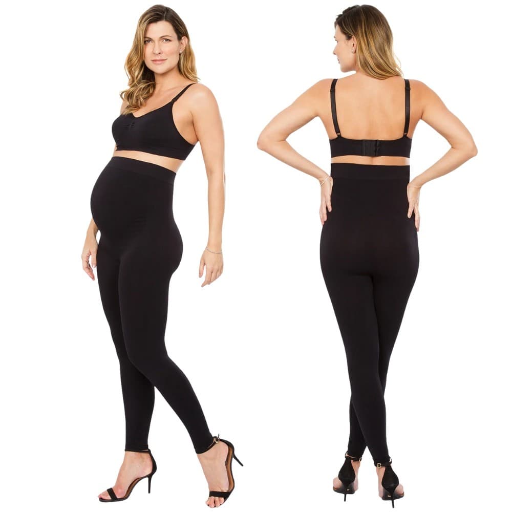 Calça Legging de Gestante Cintura Alta  Linha Maternity para Grávidas