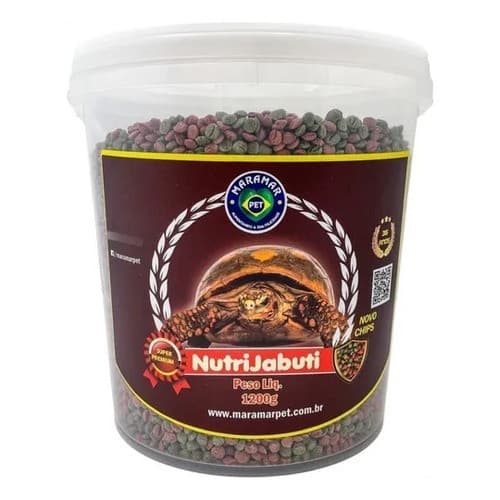 Ração Alimento Extrusado Nutri Jabuti 1,2 Kg - Maramar