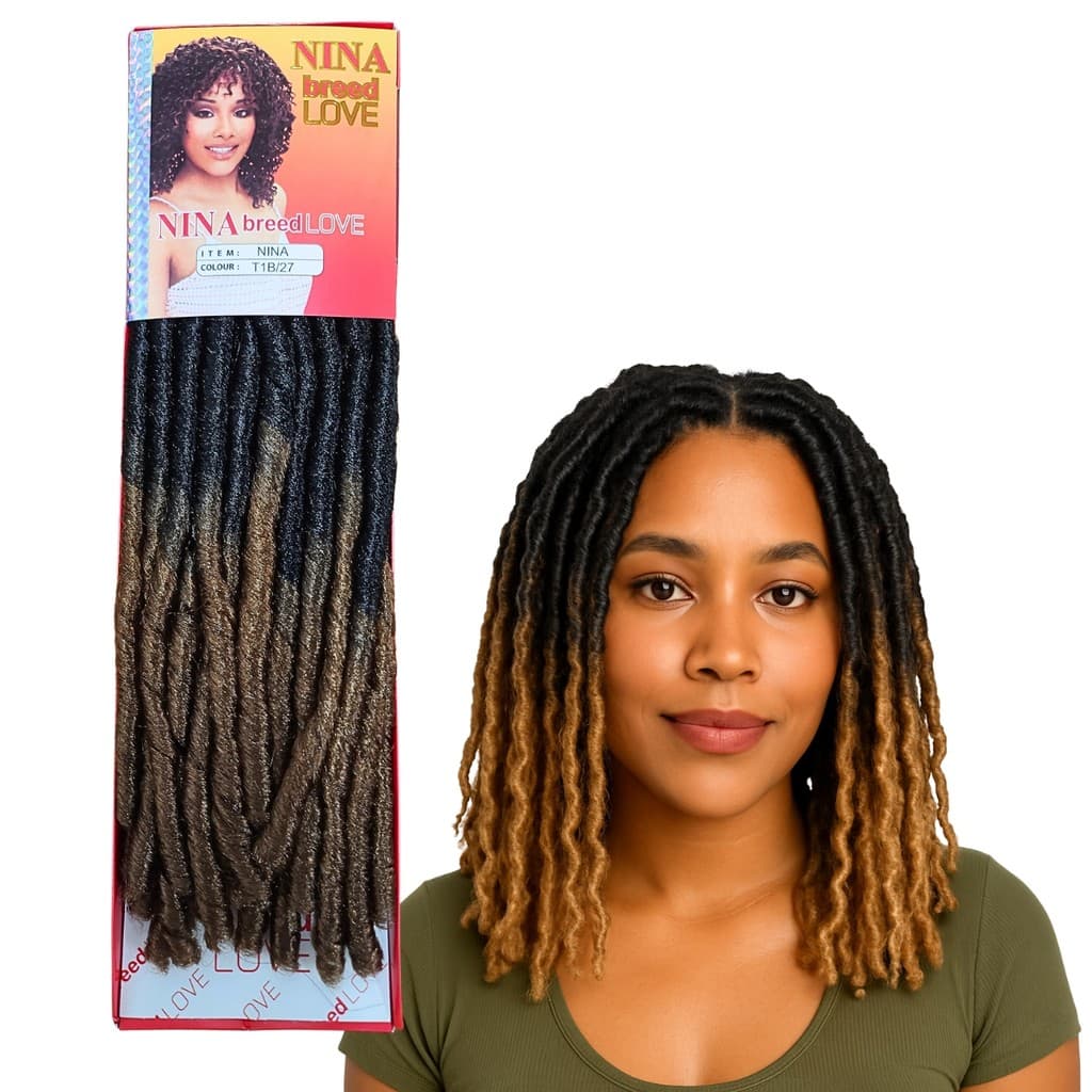 Cabelo Nina Soft Dread 72 Gramas Crochet Braids Cacheado Volumoso Natural Entrelace
