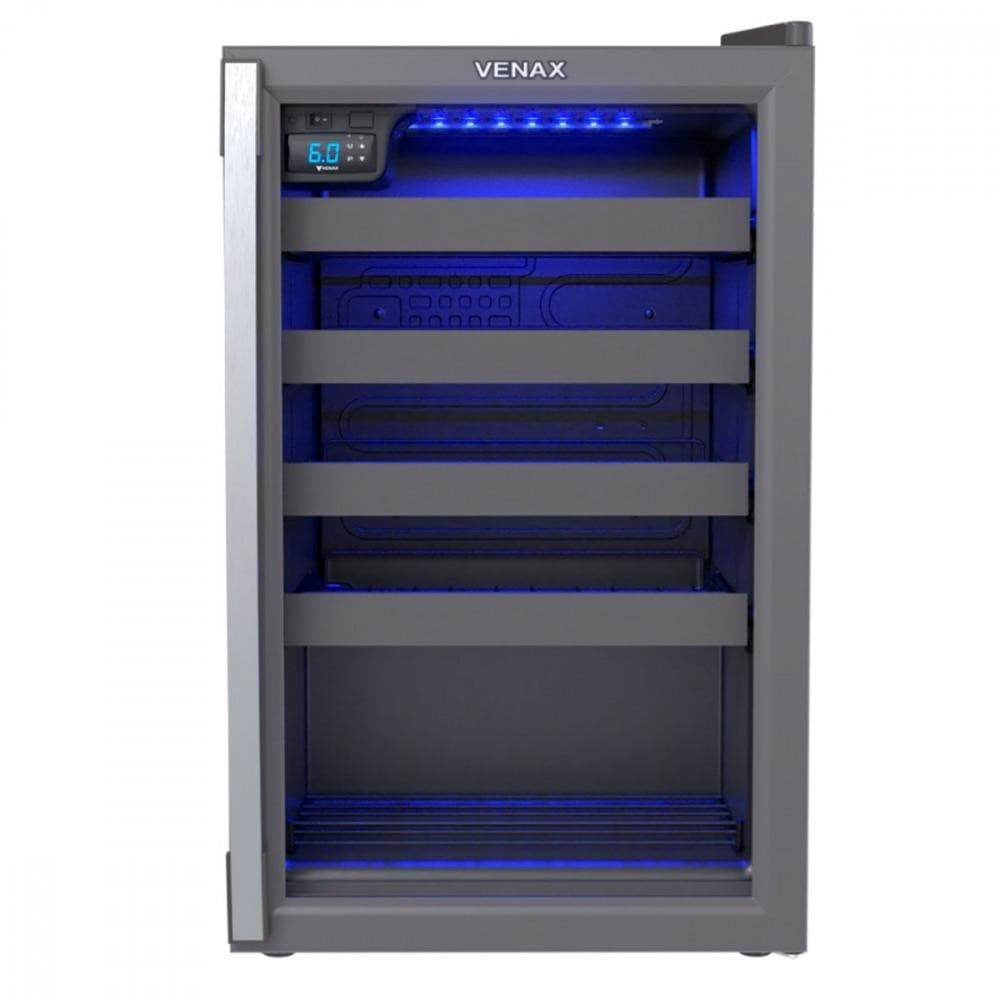 Adega Venax Piubella Cave 100 24 Garrafas Cinza - 110V