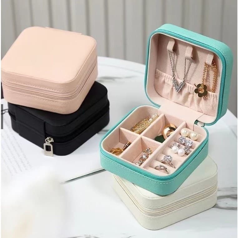 ANA1108Porta Joia De Bolsa Para Viagem Portátil caixa de armazenamento bolsa anel colar Bom Presente