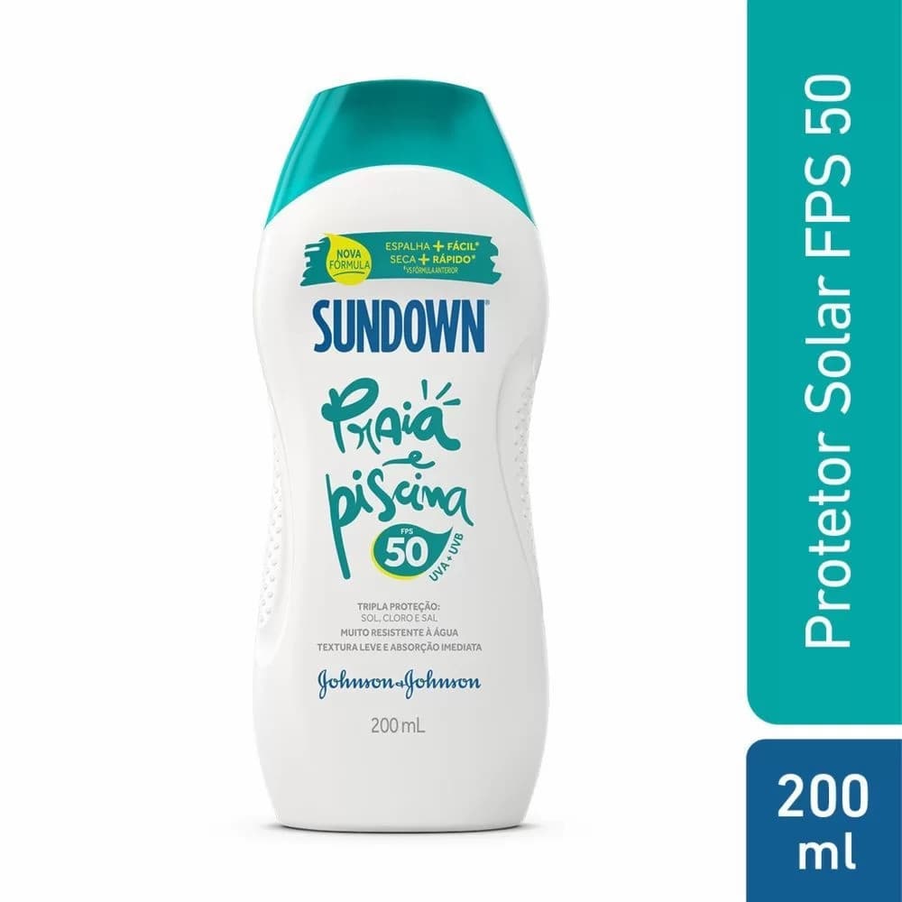 Protetor Solar Sundown FPS50 Praia e Piscina 200ml