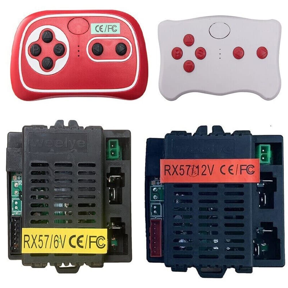 Receptor ZBR weelye RX57 6V 12V CE/FCC Kids Carro Elétrico 2.4G Transmissor