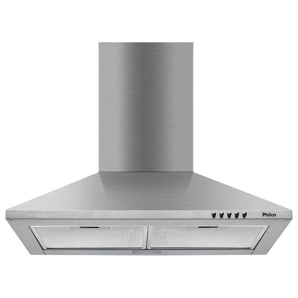 Coifa Pirâmide Philco 60cm Inox Depurador E Exaustor 220V