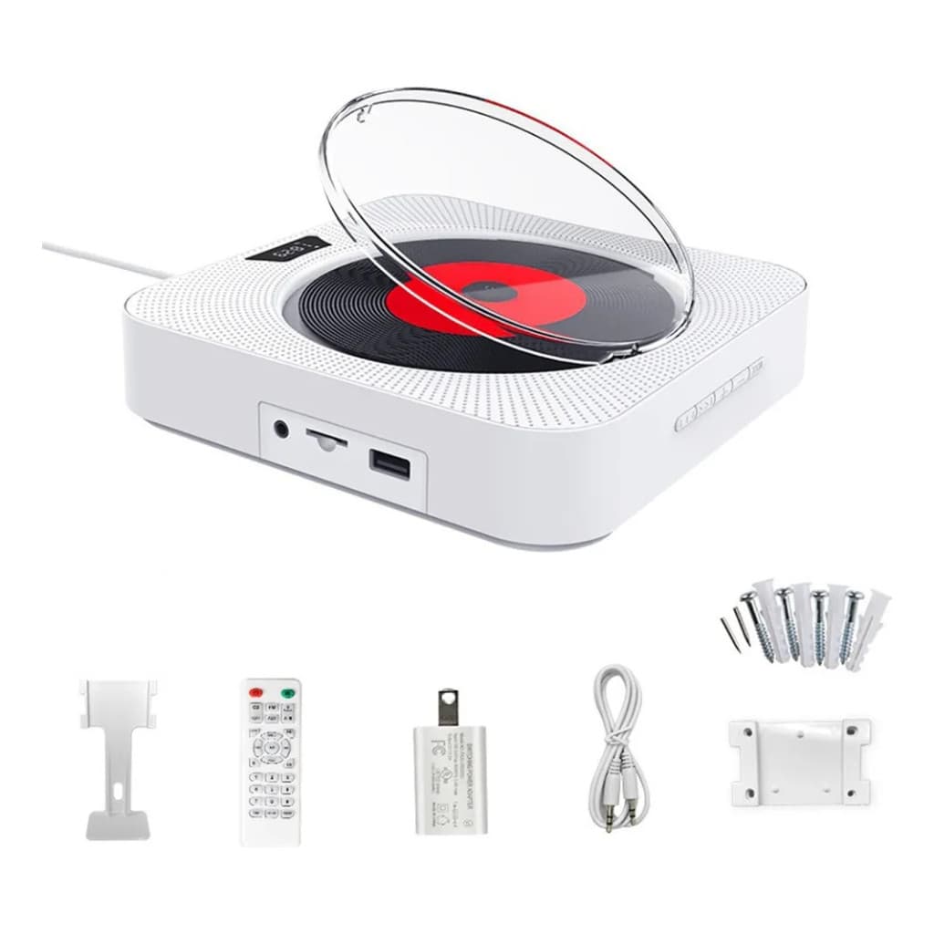 Cd Pendurado Na Parede Portátil Com Bluetooth / Fm 220v