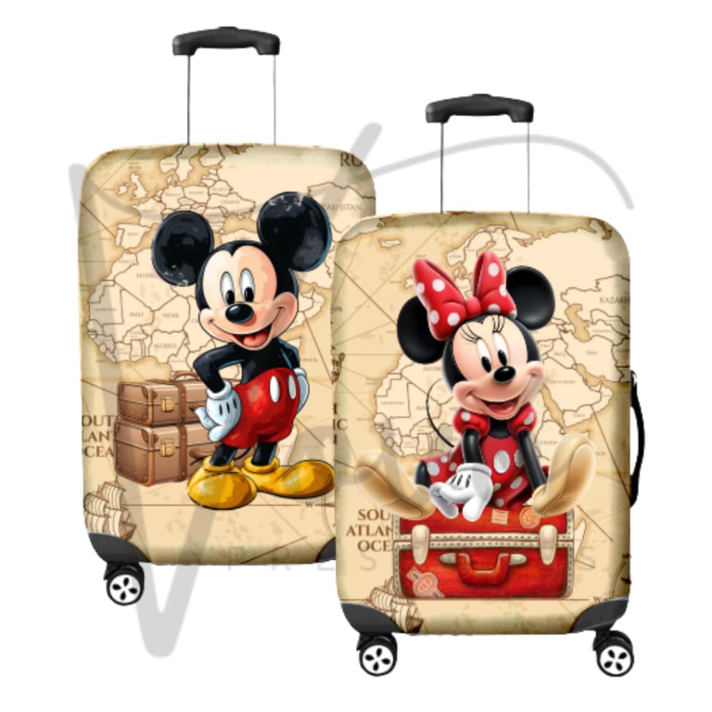 Capa de mala Personalizada Mickey Minnie