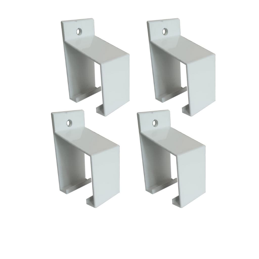 Suporte para trilho de porta de correr 35mmx35mm varias cores