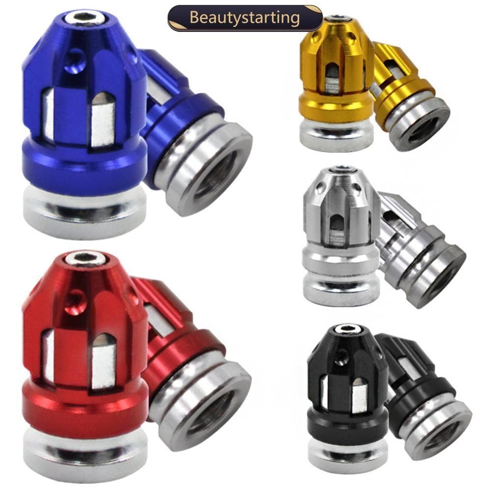 BEAUTYSTARTING 1 Par De Tampas De Válvula De Pneu De Motocicleta De Liga De Alumínio , Automóvel , Anti-Vazamento Para Bicicletas De Carro A4E4