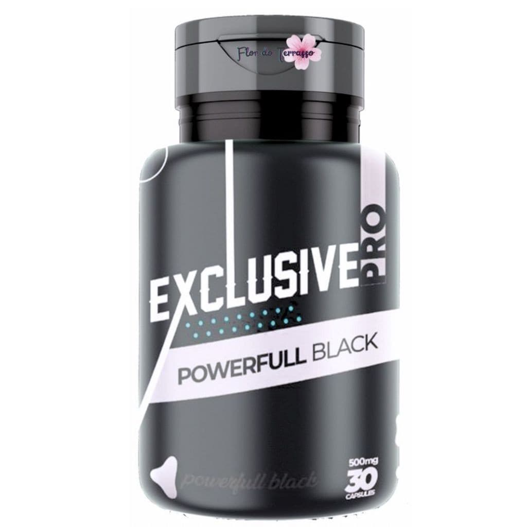 Suplemento Alimentar- ExclusivePro - 1 Pote com 30 Capsulas Black- Com Nota